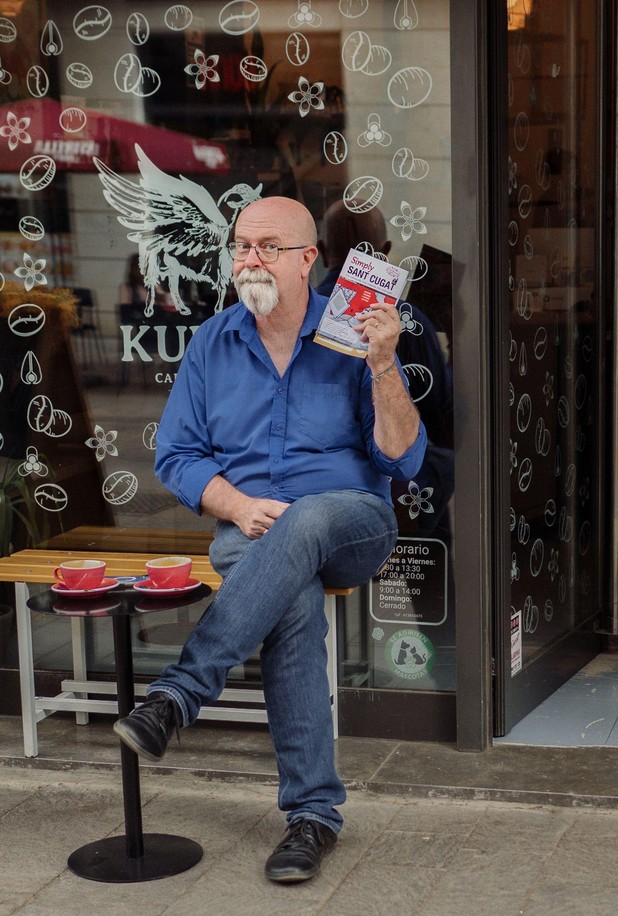 Ian Gibbs outside KURIOS café
